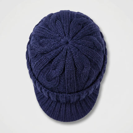 Casquette bonnet tricot laine mérinos hiver unisexe - Vue 4 - Casquette