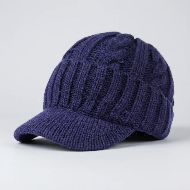 Casquette bonnet tricot laine mérinos hiver unisexe - Vue 6 - Casquette