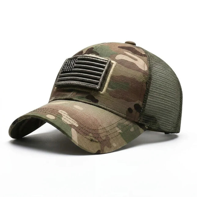 Casquette camouflage américaine tactique unisexe - Vue 1 - Casquette