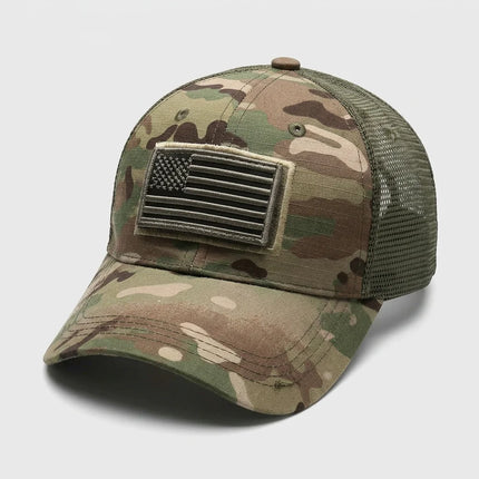 Casquette camouflage américaine tactique unisexe - Vue 4 - Casquette