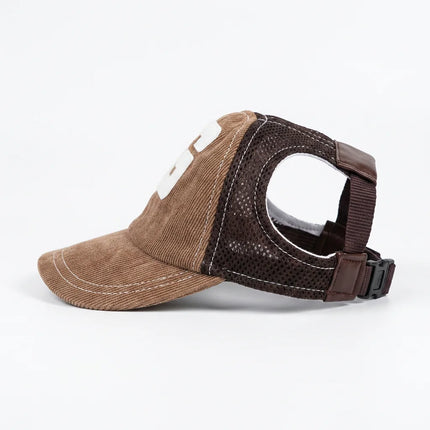 Casquette coton pour chien réglable été - Vue 2 - Casquette