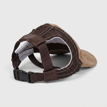 Casquette coton pour chien réglable été - Vue 3 - Casquette