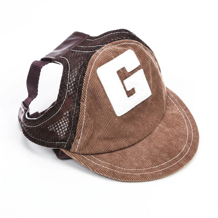 Casquette coton pour chien réglable été - Vue 4 - Casquette