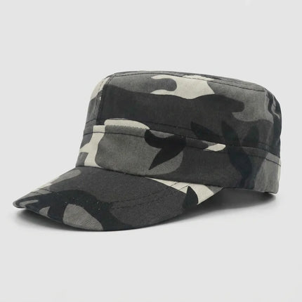 Casquette militaire vintage tissu robuste unisexe - Vue 1 - Casquette