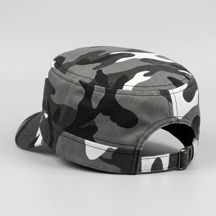 Casquette militaire vintage tissu robuste unisexe - Vue 3 - Casquette