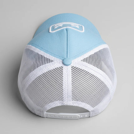 Casquette trucker brodée smiley style vintage unisexe - Vue 4 - Casquette