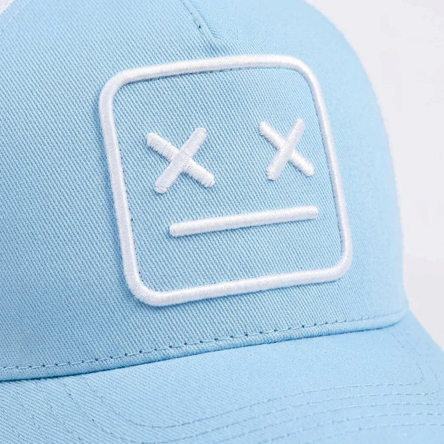 Casquette trucker brodée smiley style vintage unisexe - Vue 5 - Casquette